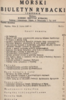 Morski Biuletyn Rybacki : tygodnik. 1948, nr 53