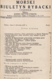 Morski Biuletyn Rybacki : tygodnik. 1948, nr 59