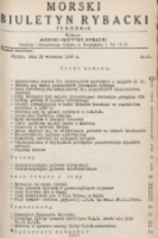 Morski Biuletyn Rybacki : tygodnik. 1948, nr 61