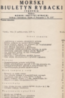 Morski Biuletyn Rybacki : tygodnik. 1948, nr 64