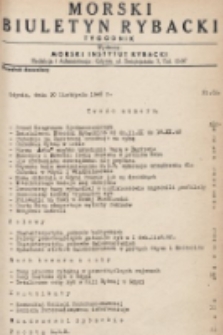 Morski Biuletyn Rybacki : tygodnik. 1948, nr 69