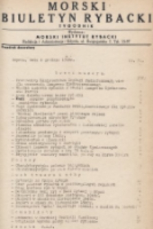 Morski Biuletyn Rybacki : tygodnik. 1948, nr 71