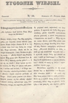 Tygodnik Wiejski. 1848, nr 10