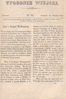 Tygodnik Wiejski. 1848, nr 11