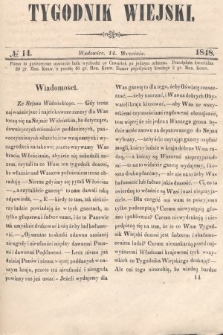 Tygodnik Wiejski. 1848, nr 14