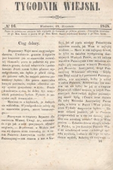 Tygodnik Wiejski. 1848, nr 16