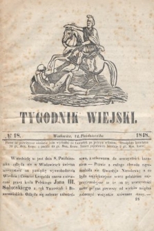 Tygodnik Wiejski. 1848, nr 18
