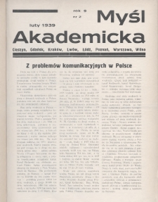 Myśl Akademicka. 1939, nr 2