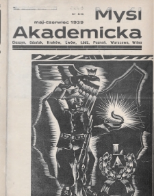 Myśl Akademicka. 1939, nr 5