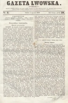 Gazeta Lwowska. 1850, nr 4
