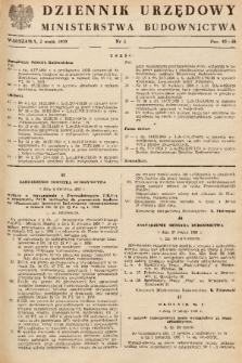 Dziennik Urzędowy Ministerstwa Budownictwa. 1950, nr 5