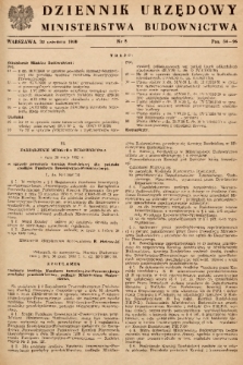 Dziennik Urzędowy Ministerstwa Budownictwa. 1950, nr 8