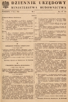 Dziennik Urzędowy Ministerstwa Budownictwa. 1950, nr 9