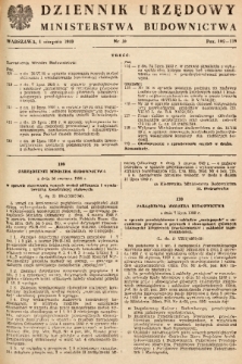Dziennik Urzędowy Ministerstwa Budownictwa. 1950, nr 10