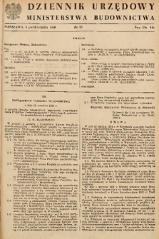 Dziennik Urzędowy Ministerstwa Budownictwa. 1950, nr 12