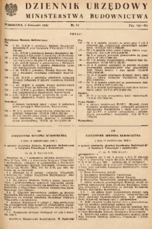 Dziennik Urzędowy Ministerstwa Budownictwa. 1950, nr 13