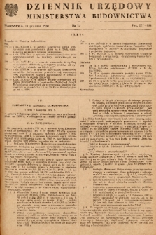 Dziennik Urzędowy Ministerstwa Budownictwa. 1950, nr 15