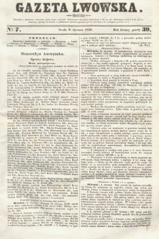 Gazeta Lwowska. 1850, nr 7