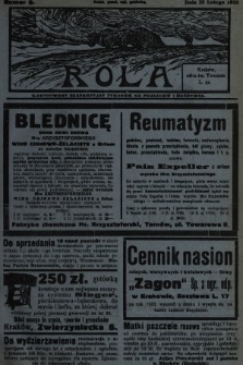 Rola : ilustrowany bezpartyjny tygodnik ku pouczeniu i rozrywce. 1932, nr 9