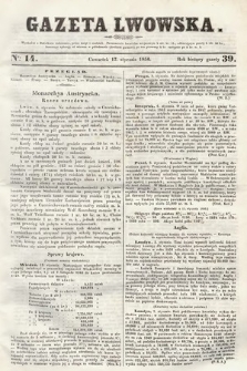 Gazeta Lwowska. 1850, nr 14