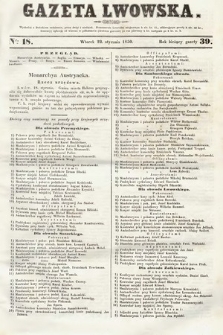 Gazeta Lwowska. 1850, nr 18