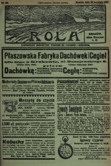 Rola : ilustrowany bezpartyjny tygodnik ku pouczeniu i rozrywce. 1937, nr 39