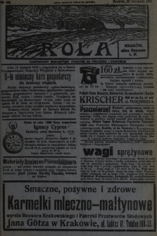 Rola : ilustrowany bezpartyjny tygodnik ku pouczeniu i rozrywce. 1937, nr 48