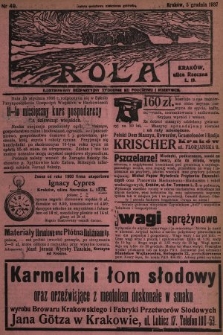 Rola : ilustrowany bezpartyjny tygodnik ku pouczeniu i rozrywce. 1937, nr 49