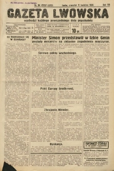 Gazeta Lwowska. 1935, nr 84
