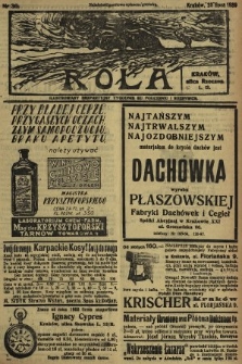 Rola : ilustrowany bezpartyjny tygodnik ku pouczeniu i rozrywce. 1939, nr 30