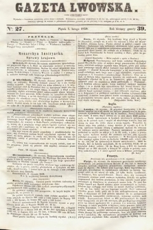 Gazeta Lwowska. 1850, nr 27