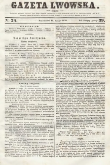 Gazeta Lwowska. 1850, nr 34