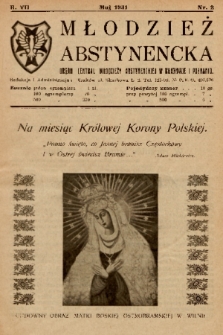 Młodzież Abstynencka : organ central. młodzieży abstynenckiej w Krakowie i Poznaniu. 1931, nr 2