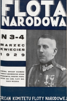 Flota Narodowa : organ Komitetu Floty Narodowej. 1929, nr 3-4