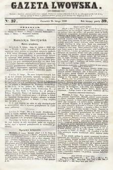 Gazeta Lwowska. 1850, nr 37