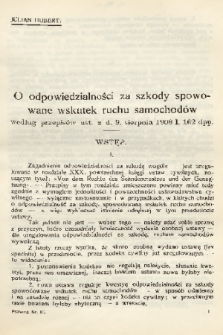 Prawnik : miesięcznik wydawany przez Bibliotekę Słuchaczów Prawa we Lwowie. 1912, nr 3