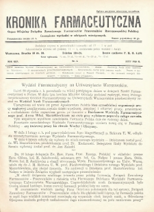Kronika Farmaceutyczna : organ oficjalny Związku Zawodowego Farmaceutów Pracowników w Rzeczypospolitej Polskiej. 1926, nr 2