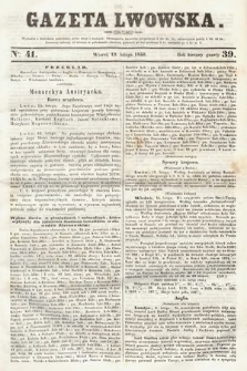 Gazeta Lwowska. 1850, nr 41