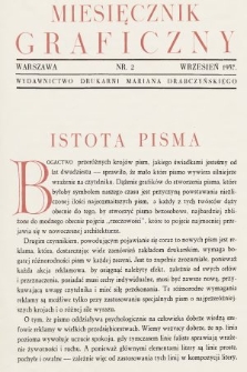 Miesięcznik Graficzny : wydawnictwo Drukarni Mariana Drabczyńskiego. 1937, nr 2