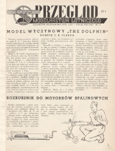 Przegląd Modelarstwa Lotniczego : dodatek bezpłatny do „Lot i OPLG Polski”. 1939, nr 5