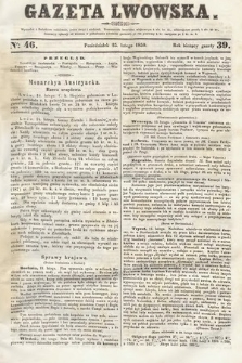 Gazeta Lwowska. 1850, nr 46