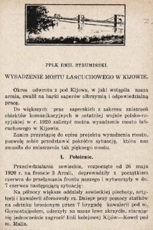 Przegląd Saperski : miesięcznik wydawany przez Dowództwo Saperów M. S. Wojsk. 1938, nr 6