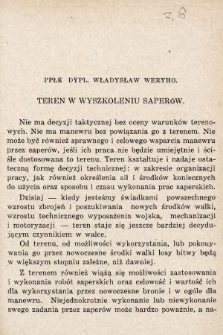 Przegląd Saperski : miesięcznik wydawany przez Dowództwo Saperów M. S. Wojsk. 1938, nr 8
