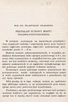 Przegląd Saperski : miesięcznik wydawany przez Dowództwo Saperów M. S. Wojsk. 1938, nr 11