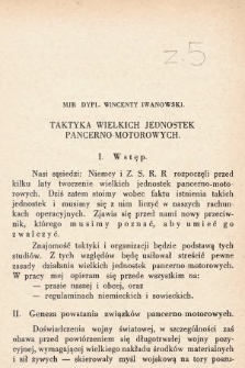 Przegląd Wojsk Pancernych : miesięcznik wydawany przez Dowództwo Broni Pancernych M. S. Wojsk. 1938, nr 5