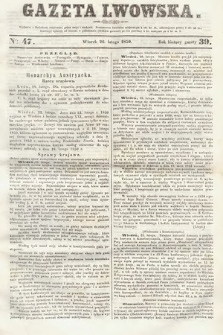 Gazeta Lwowska. 1850, nr 47