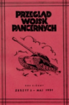 Przegląd Wojsk Pancernych : miesięcznik wydawany przez Dowództwo Wojsk Pancernych. 1951, nr 5