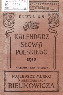 Kalendarz Informacyjny Słowa Polskiego na Rok Przestępny 1913