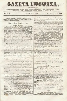 Gazeta Lwowska. 1850, nr 54