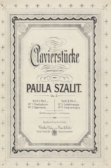 Clavierstücke : op. 3. H. 2